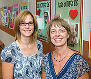 Julie Fortin et JosÃ©e Dufresne, toutes deux enseignantes Ã&nbsp; l'Ã©cole du Phare Ã&nbsp; Sherbrooke.