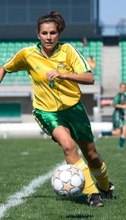 L'attaquante du Vert & Or Geneviève Thibault a mérité le titre d'athlète féminine de la semaine à l'UdeS à la suite du 1er week-end d'activité en soccer féminin.