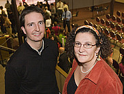 Jean-Michel Longpré et Thérèse Besnard, deux des lauréats des Prix de la meilleure thèse 2008.