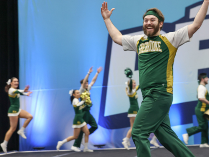 cheerleading vert et or