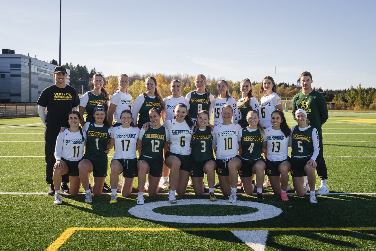 Flag-football vert & Or