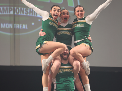cheerleading vert et or