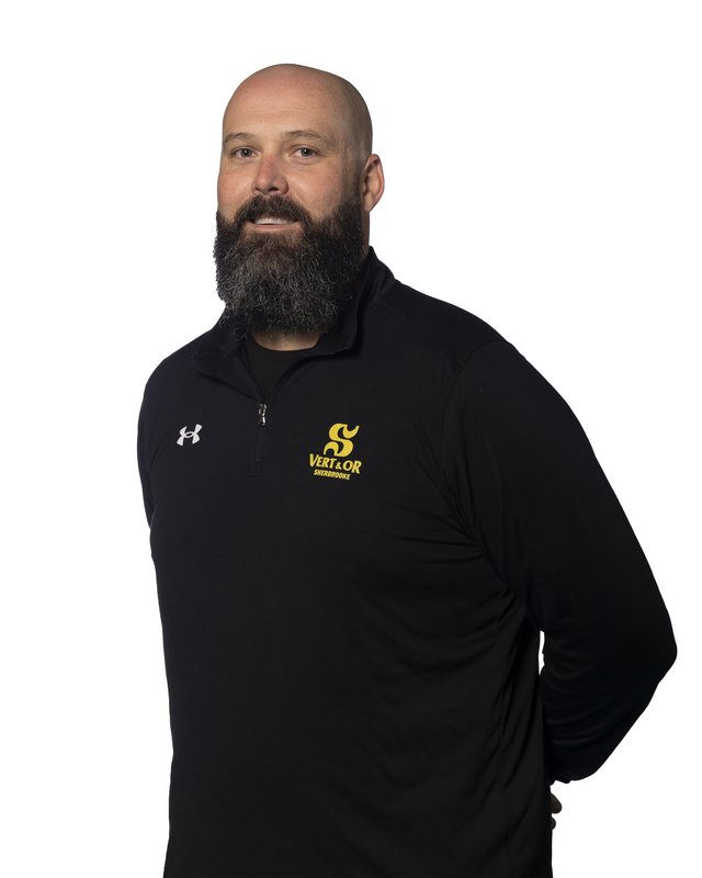 marcandrehotte vert et or volleyball udes